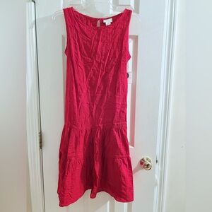 Fiesta Red Sleeveless Dress